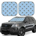 thumbnail image 2 of Picia French Bulldog Puppy 2 Piece Car Windshield Sun Shade Foldable | Foldable Sun Shield for Front Window Blocks UV Rays and Keeps Your Vehicle Cool-Medium, 2 of 7