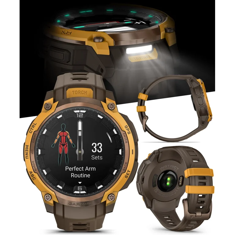 Garmin Instinct Crossover AMOLED Sapphire Rugged Hybrid GPS