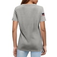 thumbnail image 6 of MEICHEN Short Sleeve Independence Day Women’s 250th Anniversary USA Shirt 2026 American Flag Retro Graphic Tee, 6 of 6