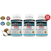 Pure Keto XP Max 1200MG Keto Diet Pills Real BHB Salts Advanced Ketogenic Supplement Exogenous Ketones Ketosis Weight Loss Fat Burner Carb Blocker Appetite Suppressant Men Women 3 Bottles