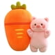 thumbnail image 2 of Juguete de peluche de zanahoria novedoso adorable muñeco de peluche de peluche para nuevo Cerdo de 30 cm., 2 of 9