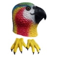 thumbnail image 4 of Máscara de loro con guantes de garra, máscara de cabeza completa para decoración, carnaval, cosplay, eventos, fiestas., 4 of 8