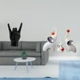 thumbnail image 2 of Juego de esculturas creativas de con gestos de mano para decoración de apartamentos, dormitorios y restaurantes, figuras únicas de animales d, 2 of 8
