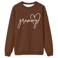 thumbnail image 4 of Grammy Crewneck Sweatshirt for Women 2026 Trendy Casual Grandma Graphic Sweatshirts Womens Pullover Top, 4 of 4