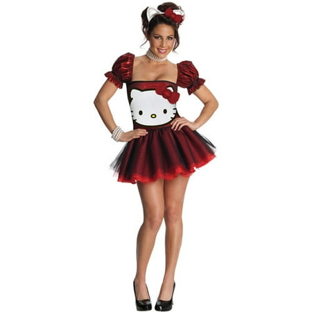 Hello Kitty Red Adult Halloween Costume
