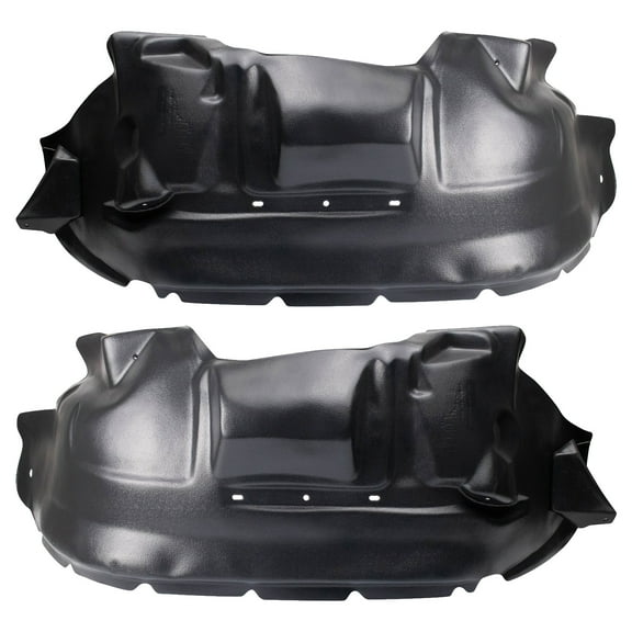 TRQ Front Inner Fender Liner Set Fits Select 2004-2007 Buick Rainier 2002-2009 Chevrolet Trailblazer GMC Envoy 2002-2004 Oldsmobile Bravada GM1248127 GM1249127