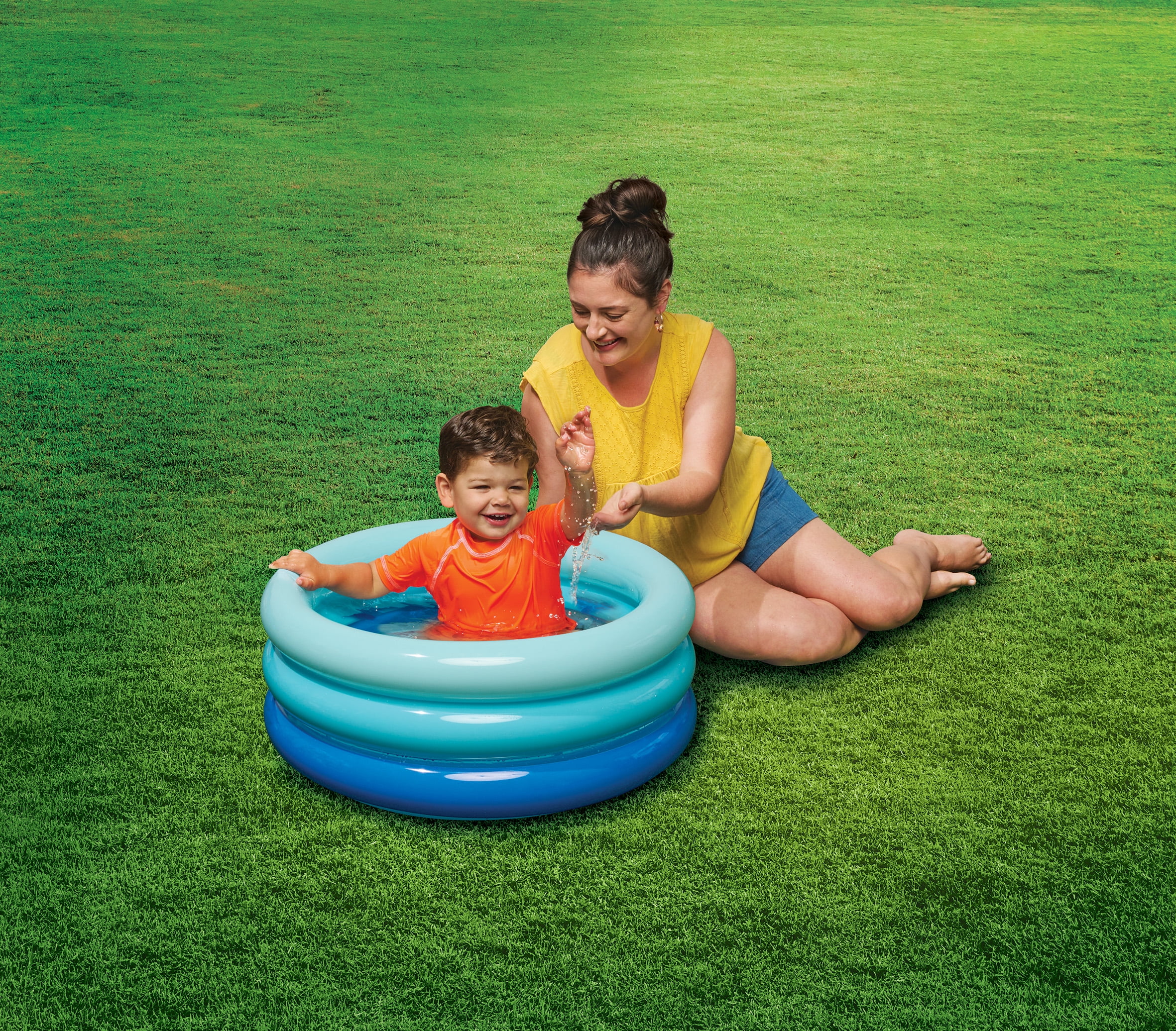 Bluescape Blue 3 Ring Mini Pool