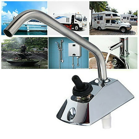 

Sufanic 12V Galley Electric Water Pump Tap Faucet Water Tap w/ Switch For Caravan Boat