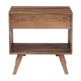 thumbnail image 3 of Porter Designs Fusion Solid Sheesham Wood Nightstand - Light Brown, 3 of 9