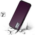 thumbnail image 3 of For Nokia G310 5G Ultra Slim Fit Corner Protection Shock Absorption Hybrid Dual Layer Hard PC + TPU Rubber Armor Cover ,Xpm Phone Case [ Dark Purple ], 3 of 11