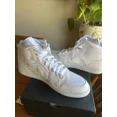 thumbnail image 4 of Ni - ke Air Jordan 1 Mid Triple White 2.0 554724-130 Men’s Size 14, 4 of 5