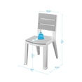 thumbnail image 4 of Juego De Comedor Exterior 8 Puestos Tipo Madera silver, 4 of 5