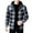 Gray, variant on Men’s Hooded Plaid Knit Zip Up Sweater Jacket with Drawstring Closure and Ribbed Cuffs for Casual Everyday Wear Yellow 3XL