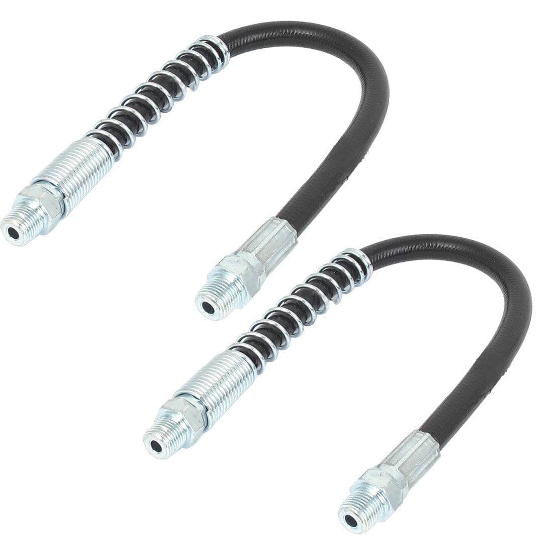 1/8BSP Threaded 10000 PSI Flexible Grease Extension Hose Pipe Black