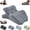 Gray, variant on Ergonomic Foam Wedge Pillow, 27° Angled Support for Neck and Waist, Multi-Position Support Pillow (Black)