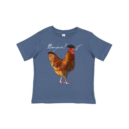 

Inktastic French Rooster Say Bauque! Gift Toddler Boy or Toddler Girl T-Shirt