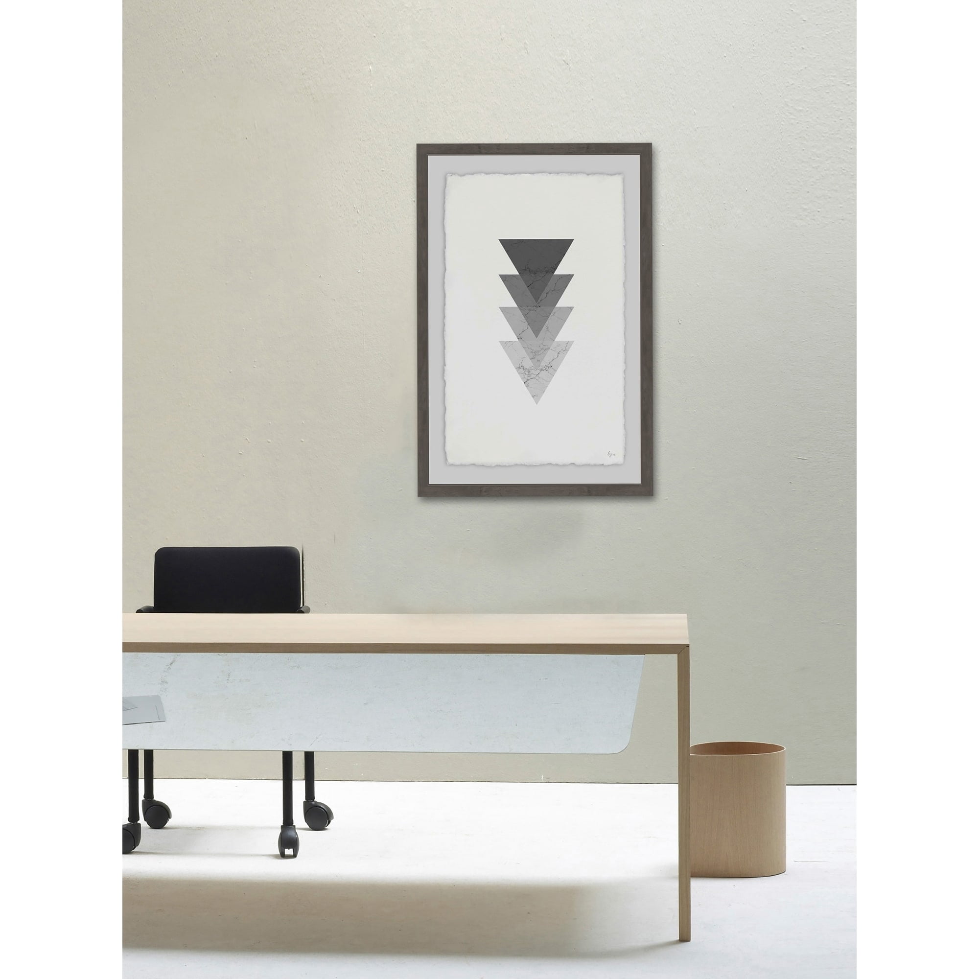 Elemental Descension Framed Painting Print