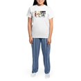 thumbnail image 4 of CafePress - SCWT Wheaten Terrier Fish Women's Light Pajamas - Women's Short Sleeve Print T-Shirt and Pants Light Cotton Pajama Set, 4 of 7