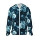 thumbnail image 1 of Balery Ink Rose Sudadera ligera de manga larga con capucha y protección solar UPF 50+ para hombre y mujer, ideal para pesca y running-3X-Large, 1 of 7
