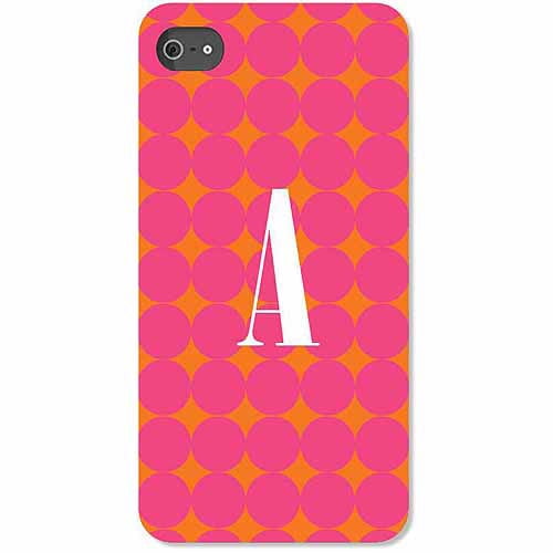 Personalized Pink Polka Dots Iphone 4 Case Personalized Pink Polka Dots Iphone 4