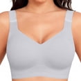 thumbnail image 3 of Sujetáneos para las Mujeres sin Cables sin Acolchado Push Up Jelly Sujetáneo, Cómodo Suave Mantequilla Tshirt Sujetáneos para las Mujeres Todos los Días Yoga Bralette Sport Top, 3 of 5