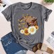 thumbnail image 1 of Highland Cow Sunflowers Camiseta Tee 014815 Dark Grey XL FLhrweasw Para estrenar, 1 of 2
