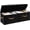 Black, variant on Fabric Storage Bins with Lid, Decorative Storage Boxes for Shelves, Stackable Closet Organizer Basket with Handles, Large, Black, 2-Pack