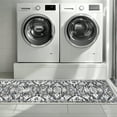 thumbnail image 5 of MeyJey Boho Indoor Hallway Runner Rug 2'x10', Oriental Non Slip Machine Washable Area Rug Distressed Vintage Floor Carpet for Bedroom Kitchen Dinning/Living/Laundry Room, Gray/Brown, 5 of 12