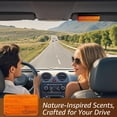 thumbnail image 2 of Car Air Freshener- Original Wood Air Freshener-Car Odor Eliminator for Visor Clip-Long Lasting Scent, Vehicle Scent Diffuser for Truck, SUV, Sedans - 4 pack Included 2 Clips (Teak-Amber-Cabana-Grove), 2 of 5
