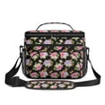 thumbnail image 2 of Lunch Box Pioneer Flower Floral Print Pattern Insulated Lunch Bag for Women Men,Medium Leakproof Lunchbox Cooler Bag Adjustable Strap,10 X 6.7 X 8 Inches, 2 of 6
