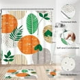 thumbnail image 3 of 4 Pcs Shower Curtain Set with 12 Hooks, Southwest Tribal Retro Geometric, Bathroom Decor Mexico African American Boho Mexican Bathing with Non-Slip Rugs Toilet Lid Cover Bath Mat 72"x72", 3 of 5