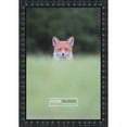 thumbnail image 2 of 6x9 Black Bamboo Picture Frame - UV Acrylic, Foam Board Backing, Hanging Hardware, 2 of 7