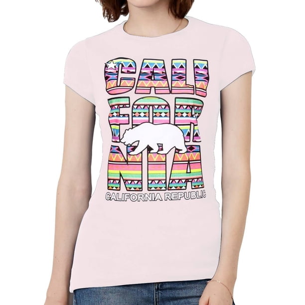 Camiseta de manga corta Gravity Trading Tribal de la República de California rosa claro 3x-grande