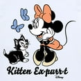 thumbnail image 3 of Disney - Minnie Mouse - Kitten Expurrt - Youth Short Sleeve Graphic T-Shirt, 3 of 5