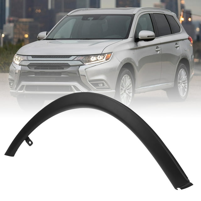 Front Wheel Arch Molding, Front Wheel Arch Molding Plastic Mudguard Flares Protector Replacement for Outlander 2014 to 2020