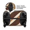 thumbnail image 5 of Multi-Size Suitcase Protective Cover Full Range Double Stitching Invisible Zipper For Travel Business Tan Geometric Lines_4 Large, 5 of 8