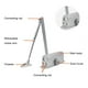 thumbnail image 2 of Tope puerta ajustable equipo cierre metal para uso doméstico (45-85 kg), 2 of 5