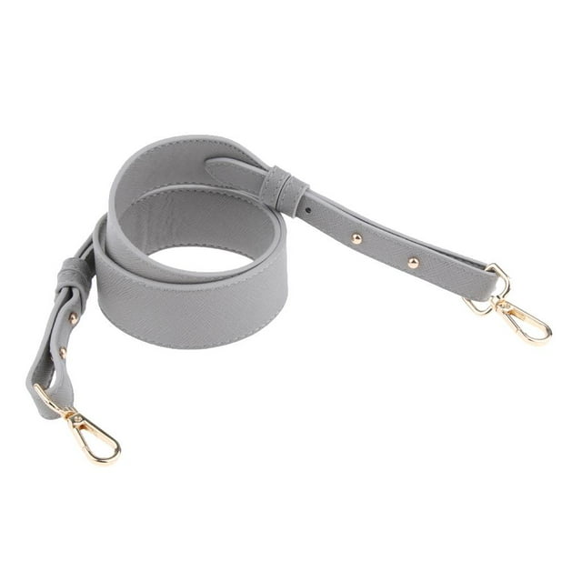 PU Leather Shoulder Strap for Bags, Shoulder Strap Carrying Strap, Adjustable, 108-120 Dark Gray, as described