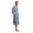 Light Blue, variant on - Men’s Terry Cotton Weave Bathrobe - Absorbent Soft and Cozy - Quickly Dry & Warm(Aqua-Large)