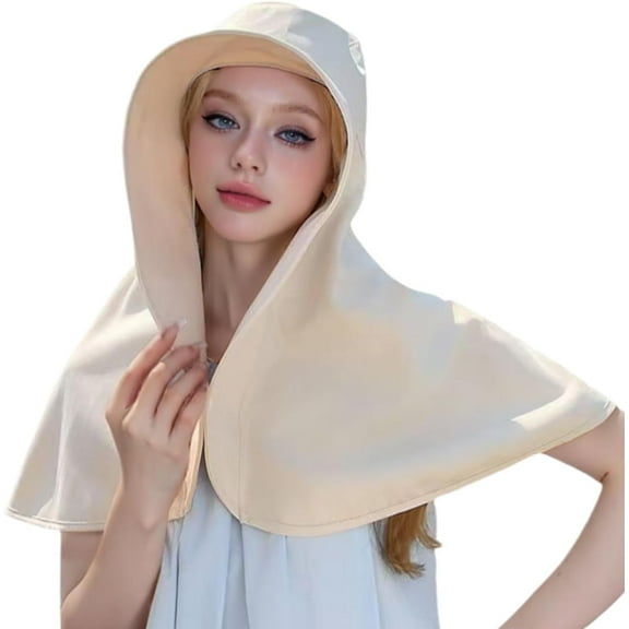 YEKEYI Sun Hats for Women Sun Protection Wide Brim Shawl with Neck Flap Hiking Visor Hat Outdoor Summer Protection Beach Hat