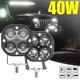 thumbnail image 5 of 4 Luces Led De Conducción 12000Lm 6500K Luces Led Ultrabrillantes Ip67 Impermeables 40W Luces De Coche Luces Antiniebla De Conducción Automática Muyoka Hogar, 5 of 7