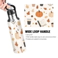 thumbnail image 4 of Yayeee 20oz Insulated Water Bottle Double Wall Stainless Steel with Flip Straw Lid, Hand Drawn Pumpkin, 4 of 7