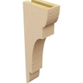 thumbnail image 5 of 3"W x 6"D x 18"H Thin New Brighton Rough Cedar Woodgrain TimberThane Corbel, Primed Tan, 5 of 6