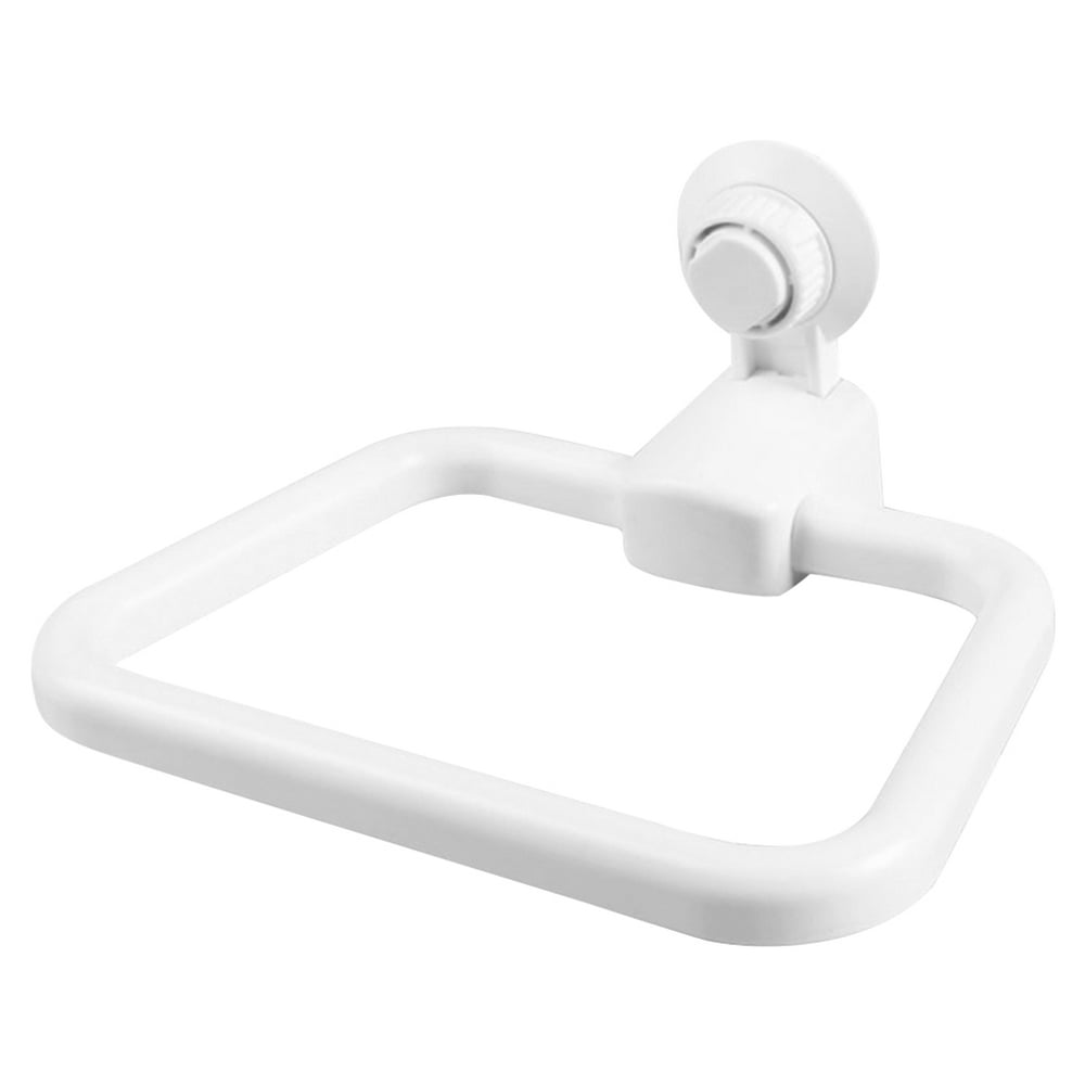 Brongsleet Towel Rack Vacuum Suction Cup Towel Hanging Ring Holder