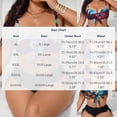 thumbnail image 3 of SDNall Plus Size Tummy Control Swimsuit For Women, Printed Adjustable Side Strap Bathing Suit With UPF 50+, 3 of 8