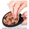 thumbnail image 3 of Silicone Non-Slip Drink Coasters with Removable Printed Absorbent Felt Pad - Set of 4 - Horse Saddles - Image by Dan Morris, 3 of 3