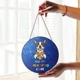 thumbnail image 2 of Autism Awareness Boston Terrier Accept Understand Love Stained Glass Suncatcher Gentleman Dog Lover Gifts Window Hanging Sign Decor - 12003, 2 of 5