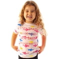 thumbnail image 2 of Baby Shark Girls Pink Short Sleeved T-Shirt, 2 of 6