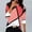 Red, variant on YVNAURA Geometric Print Tops for Women Crew Neck Long Sleeve Color Block Pullover Sweaters Oversized Loose Fit Tunic Shirts Casual Fall Winter Soft Stretchy Trendy Blouses, Red,L