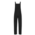 thumbnail image 4 of GZWYHT Jumpsuits for Women Overalls for Women Women's Solid Color Fashionable Casual Loose Bib Pants Loose Jumpsuit Rompers for Women Womens Rompers for Summer Black L, 4 of 7